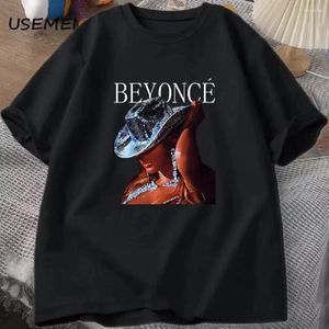 Camisetas para hombres Beyonce Renaissance Tour Shirt Men Mujeres Camiseta de algodón O Neck Tees de gran tamaño