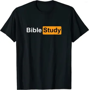 T-shirts pour hommes Bible Hub Funny Sarcastic Adult Humour T-shirt Men Summer Summer Souche T-shirts décontractés