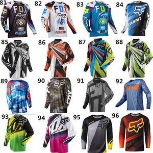 T-shirts pour hommes Haut de réduction de vitesse de vélo pour hommes Été Manches longues Séchage rapide Respirant Haute élasticité VTT Combinaison de moto tout-terrain