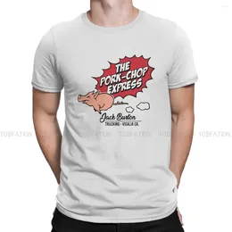 T-shirts pour hommes Big Trouble In Little China Film Porc Chop Express Haute Résolution Chemise Blanche Classique Qualité Tshirt Surdimensionné Streetwear