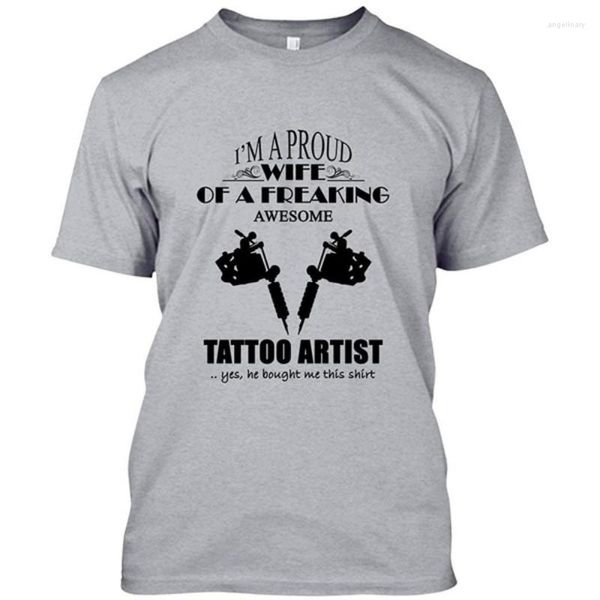 Camisetas para hombre BigTees Impresionante artista del tatuaje Camiseta unisex Diseño de camiseta