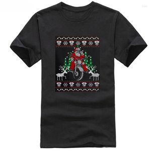 Heren t shirts motorieker kerst jumper trui motorfiets mode top 2023 wit zwart grijs rood