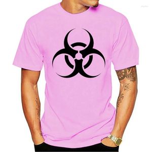 T-shirts pour hommes BIOHAZARD SYMBOL HOMME CHEMISE DÉCHETS TOXIQUES BIOLOGIQUES Est Top TeesFashion Style Hommes Teemens Tee