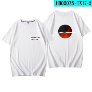 Camisetas de hombre BKPP La serie Camiseta de verano Te dije puesta de sol sobre ti O-cuello Mujeres Hombres Drama tailandés Manga corta Casual 100% Camiseta de algodón 230508