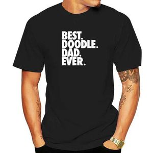 Heren T-shirts Black Goldendodle Dad T-shirt-Beste Graffiti Dad R geeft ons herentrends 2019 J240426