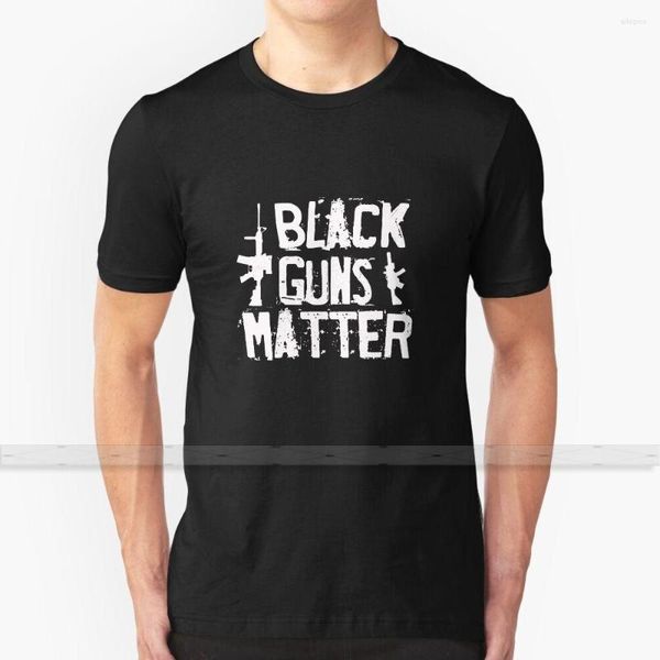 T-shirts pour hommes Black Guns Matter - Parodie d'humour drôle pour hommes, femmes, chemise imprimée Top Tees Cotton Cool S 6XL Go