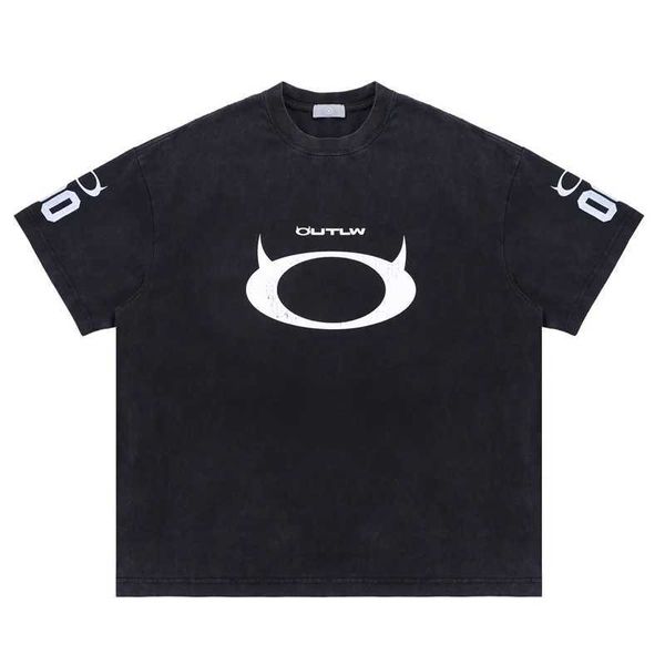 Camisetas para hombres Monster Black Washed Avatar T Shirt