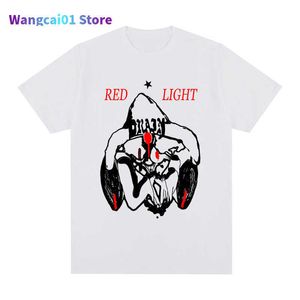 T-shirts voor heren Bladee 333 Aftaftafgang Rood licht Karakter Skate Hip Hop T-Shirt Cotton Men T-shirt Nieuw T-shirt Dames tops 0301H23