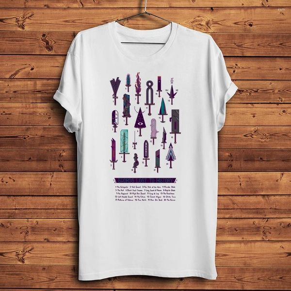 Mannen T-shirts Blades Swords Lost To History Grappige Vintage T-shirt Mannen Homme Dagelijks Toevallig Korte Mouw Unisex ademend Tee