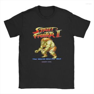 Camisetas de hombre Blanka Street Fighter Ii Game Fan Ropa de hombre Camisa de ocio Camiseta de manga corta divertida para hombres Idea de regalo de algodón Tops