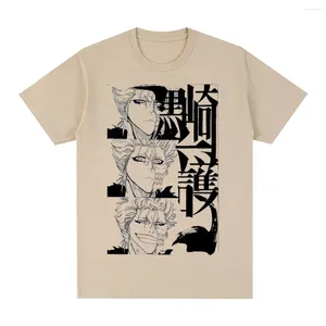 T-shirts pour hommes T-shirt Vintage Bleach Anime Grimmjow Jaegerjaques Coton Hommes Chemise T-shirt Femmes Hauts