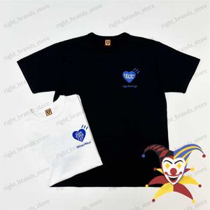 T-shirts pour hommes Blue Heart Print Human Made Girls Dont Cry T Shirt Hommes Femmes Saint Valentin Édition Limitée Top Tees T230707