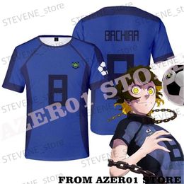 T-shirts pour hommes Blue Lock Bachira jeu de rôle Merch T-shirt Homme / Femme T-shirt Tee Football Uniforme Anime Set Meguru Bachira City Esperion T230818