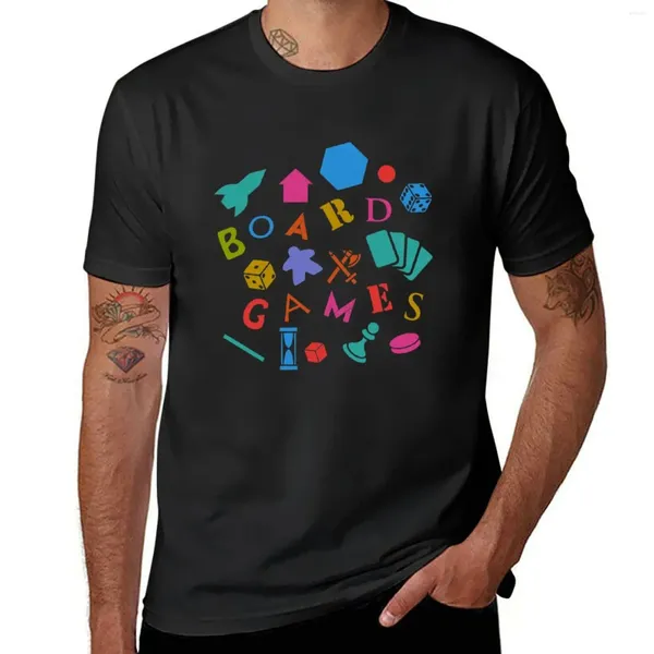 Camisetas para hombre, componentes de juegos de mesa, camiseta, ropa Hippie personalizada
