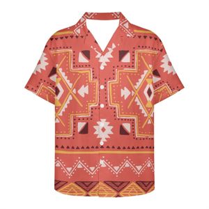 T-shirts pour hommes Art bohème Vintage tatouage imprime hommes chemises été chemises hawaïennes hommes plage Vintage à manches courtes hauts vêtements de mode 230620