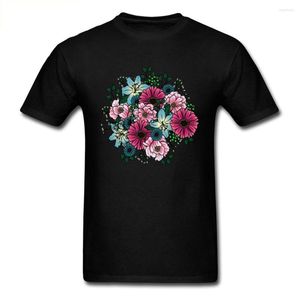 Heren t shirts bouquet tshirts valentijns dag t-shirt heren shirt vrouw kleding bloem bloemen tops cadeau t-shirts custom paar match