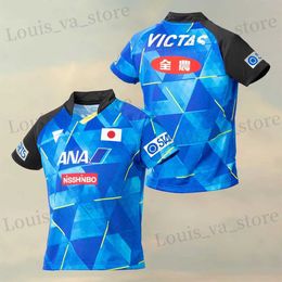 T-shirts voor heren boetiekbord waterstof badminton slijtage heren zomer mode short-gesled squash sportkleding ademende pickleball slijtage T240419