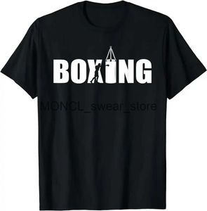 T-shirts masculins amant de boxe Boxer boxer kickboxing kickboxer t-shirt de style unisexe de style unisexe pour hommes vêtements t-shirts imprimés personnalisés h240408