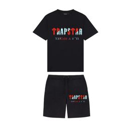 T-shirts pour hommes marque Trapstar vêtements T-shirt survêtement ensembles Harajuku Tee drôle Hip Hop couleur t-shirt plage Shorts décontracté és