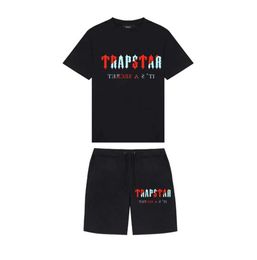 Heren t-shirts Brand Trapstar Clothing T-shirt Tracksuit sets Harajuku Tops T-shirt grappige hiphop kleur t shirt strandcasual shorts se casual mode 23SS
