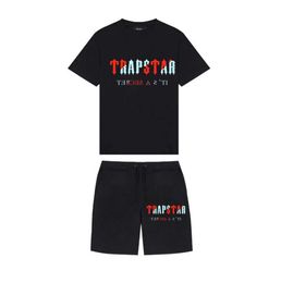 T-shirts pour hommes Marque TRAPSTAR Vêtements T-shirt Ensembles de survêtement Harajuku Tops Tee Funny Hip Hop Color T Shirt Beach Tidal flow design 668ess