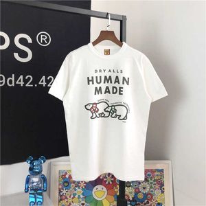 T-shirts pour hommes Breaable Cotton Human Made Fashion T-shirts Hommes 1 1 Grande Qualité Human Made Femmes Cartoon Bear T-Shirt Tee Mens Cloing G230301