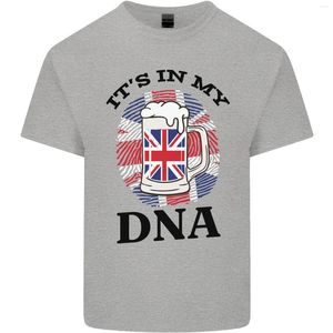 Heren t shirts Brits bier het is in mijn DNA Union Jack Flag Mens Cotton T-shirt T-shirt top