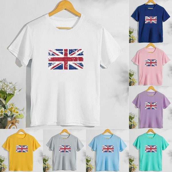 Camisetas para hombre, bandera británica, verano y el mismo estilo para mujer, camisa holgada de manga larga de talla grande para hombre, equipo frío de compresión para hombre