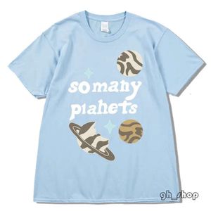 T-shirts voor heren Broken Planet Market So Many Planets T-shirt Street chic T-shirt Plus-size zomer T-shirt met korte mouwen Los katoenen tops 9393