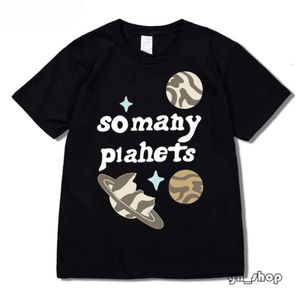 T-shirts pour hommes Broken Planet Market Tant de planètes T-shirt Streetwear Harajuku T-shirt Plus Taille Été T-shirt à manches courtes Tops en coton lâche 8389