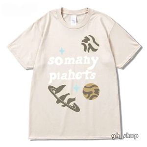 T-shirts pour hommes Broken Planet Market Tant de planètes T-shirt Streetwear Harajuku T-shirt Plus Taille Été T-shirt à manches courtes Tops en coton lâche 4838