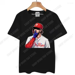 Heren T-shirts Bryce Harper MV3 T-shirt Grappige Anime Shirt Casual Harajuku Baseball Fan