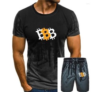 Mannen T-shirts BTC Cryptocurrency Oversized T-shirt Ademend Katoen Losse Tops Tee Plus Size Shirt Voor Grote Lange Man kleding