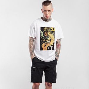 Hommes T-shirts BTFCL 2023 Hommes Mode Tendance Créative Motif Impression Europe Et Les États-Unis T-shirt Décontracté