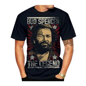 T-shirts voor heren Bud Spencer Terence Hill 3D Print Heren T-shirts Mode Casual O-hals Korte mouw Tees Hip Hop Harajuku Zomer Oversized Tops