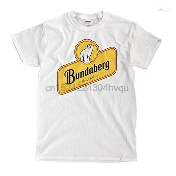 Camisetas para hombre Bundaberg Rum, camiseta blanca de manga corta para hombre, camiseta de algodón, diseño Simple, camiseta elegante S-4XL para mujer