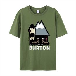 Camisetas de hombre Burton Snowboards Nueva camiseta Talla S 5XL J230602