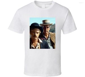 Heren t shirts butch cassidy en de Sundance Redford Man cool casual pride shirt klassiek westerse film fan mannen