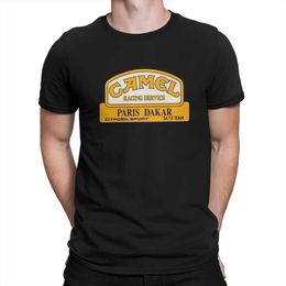 T-shirts voor heren Camel Trophy Racing Service T-shirt Gothic O-Neck T-shirt Polyester Streetwear T240425