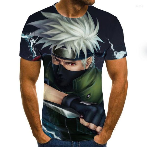 T-shirts homme Camiseta Con Estampado 3D De Anime Para Hombre Novedad Verano Cmoda Manga Corta Ropa Calle
