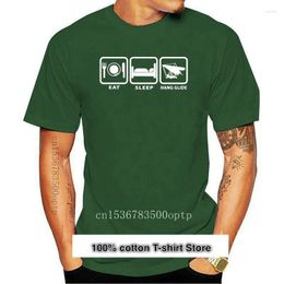 Camisetas para hombres Camiseta de moda para hombre Ropa Dormir Gleiten Lustiges Herren Hang Glider Estilo Verano