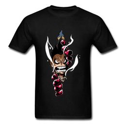 T-shirts voor herencamiseta de una piëza para hombre luffy spullen 4 gekke camisetas personizadas con estampado en 3D anime228m