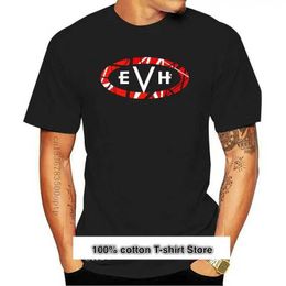 T-shirts masculins Camiseta Unisexe Con Estampado de Eddie Van Halen Evh Camiseta Unisexe en couleur Blanco y Negro 20 Unidades T240510