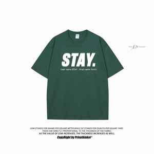 T-shirts masculins Camisetas com lestras grficas masculinas hip hop extragrande roupas y2k marca de manga curta algodo tops para meninos camisetas casuais h240425