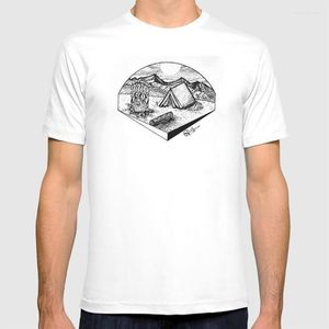 T-shirts pour hommes Camp Sweet CampHand - Drawn By Dark Mountain Arts Shirt Nature Hike Outdoorsman Adventure Astronomy Original