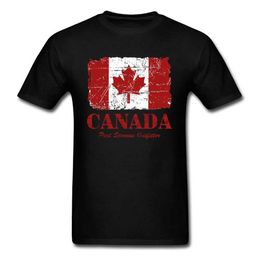 T-shirts voor heren Canada Maple Leaf Flag Country Y2K T-shirts Mens High Quty Fashion Casual Tops TS Casual Sweatshirt Mens Tshirt 2018 T240510