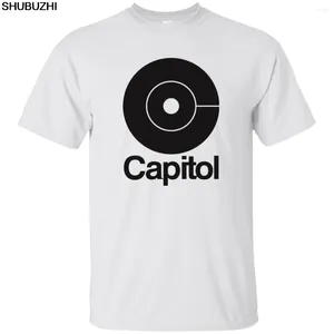 T-shirts voor heren Capitol Records Music Label - G200 Ultra katoenen T-shirt Cool Casual Pride Shirt Heren Unisex mode-t-shirt Sbz8231