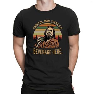 T-shirts homme attentionné il y a une boisson ici le mec Big Lebowski T-Shirt Vintage John Wick