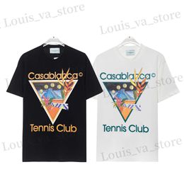 T-shirts masculins Casa Blanca Casablanc Shirt Casablanca Tshirts Mens Shirt Femmes T-shirt S M L XL 2023 NOUVEAU COSSEMENTS MENSEM