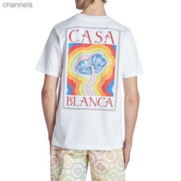 T-shirts voor heren Casablanca Dreamland Cloud Print korte mouw zomer CASA heren en dames losvallend all-match T-shirt met korte mouwen Tide Brand T230720